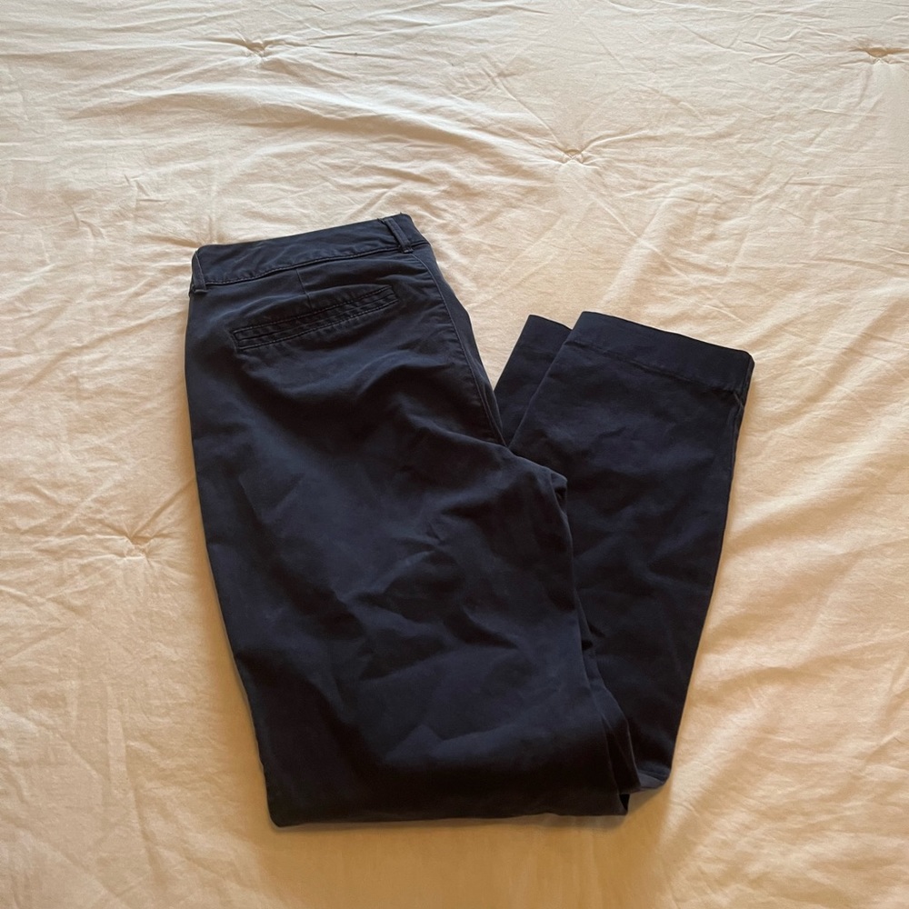 Old Navy Pixie Khaki Pants - Navy 4